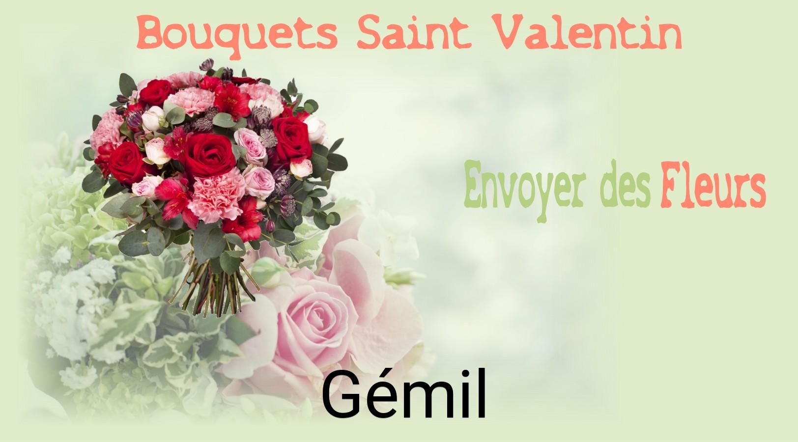 Roses de Saint-Valentin livrées à Gémil